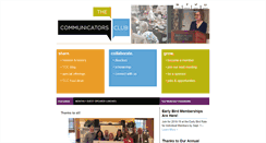 Desktop Screenshot of communicatorsclub.org